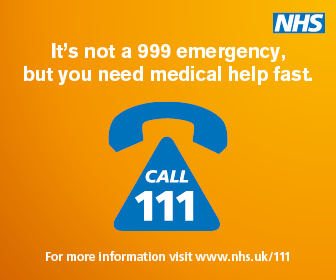 It's not a 999 emergency, but you need medical help fast - call 111